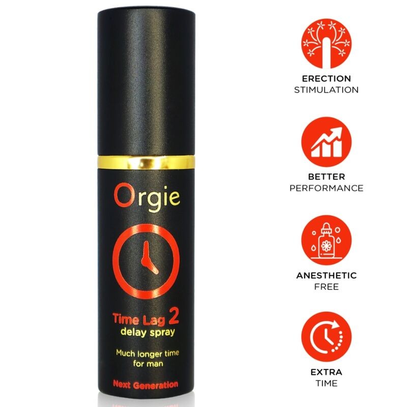 ORGIE TIME LAG 2 SPRAY RETARDANTE SIN ANESTeSICOS 10 ML