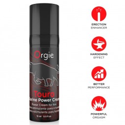 ORGIE TOURO CREMA POTENCIADORA PARA HOMBRE 15 ML
