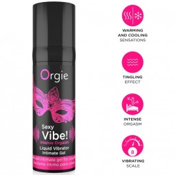 ORGIE SEXY VIBE INTENSE ORGASM GEL iNTIMO MULTISENSACIoN 15 ML