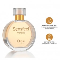 ORGIE SENSFEEL EAU DE TOILETTE CON FEROMONAS BOOSTER PARA MUJER 50 ML