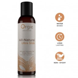 ORGIE ALL NATURAL ULTRA SLIDE GEL iNTIMO BASE AGUA 150 ML