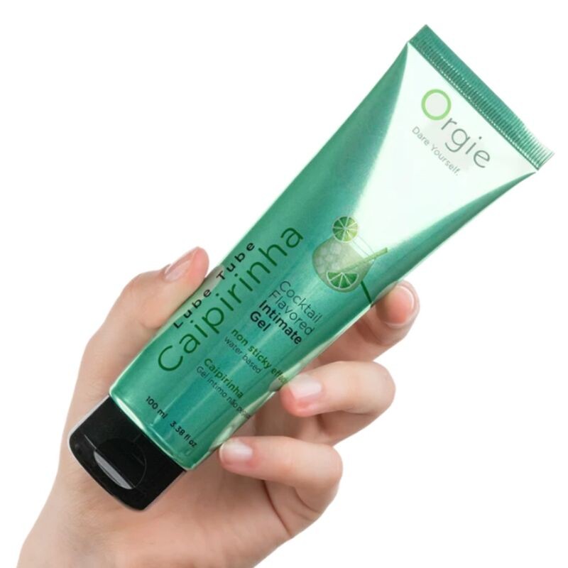 ORGIE LUBE TUBE COCKTAIL CAIPIRINHA GEL iNTIMO BESABLE BASE AGUA 100 ML