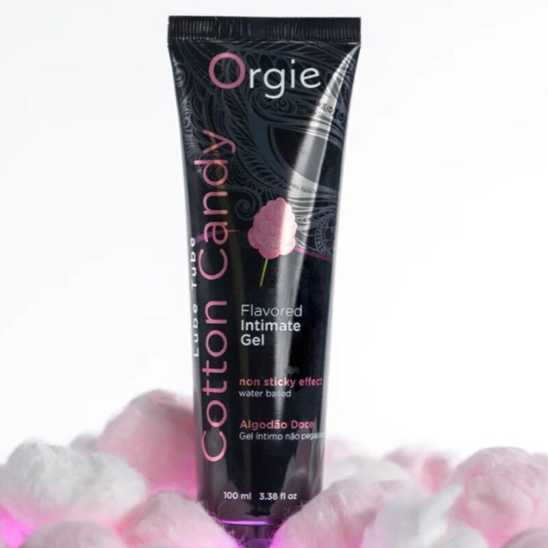 ORGIE LUBRICANTE GEL iNTIMO BESABLE BASE AGUA ALGODoN DE AZuCAR 100 ML
