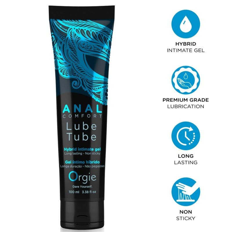 ORGIE LUBE TUBE ANAL COMFORT GEL iNTIMO HiBRIDO PARA SEXO ANAL 100 ML
