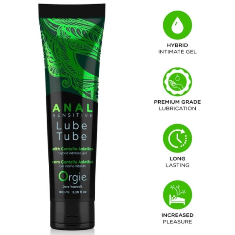 ORGIE LUBE TUBE ANAL SENSITIVE GEL iNTIMO HiBRIDO PARA SEXO ANAL 100 ML