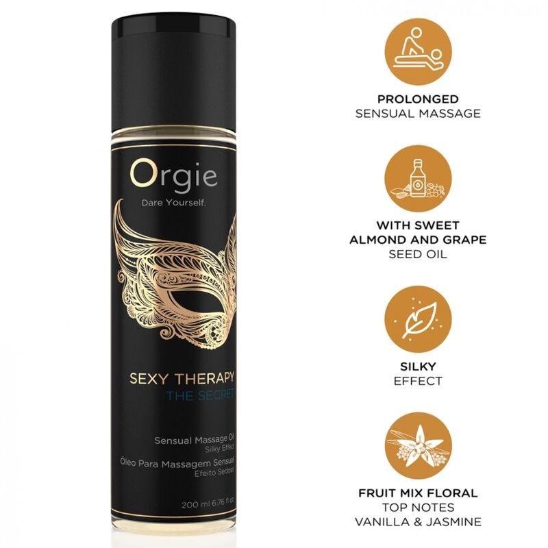 ORGIE SEXY THERAPY THE SECRET ACEITE DE MASAJE 200 ML