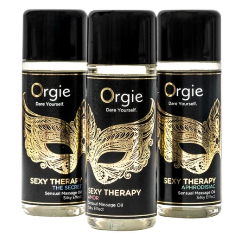 ORGIE SEXY THERAPY SET ACEITES MINIS DE MASAJE 3 X 30 ML