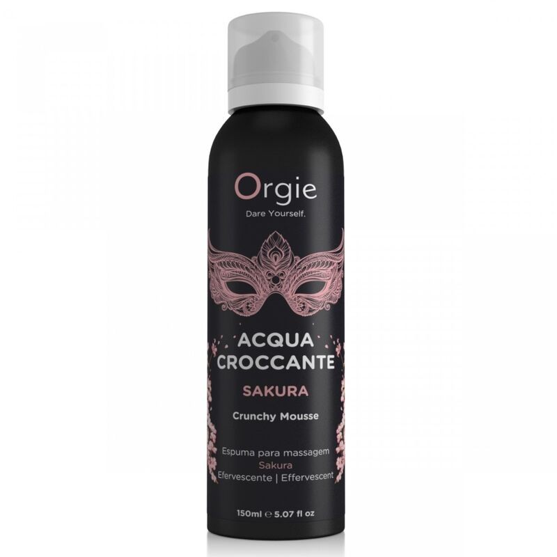 ORGIE ACQUA CROCCANTE ESPUMA CRUJIENTE SAKURA PARA MASAJE 150 ML