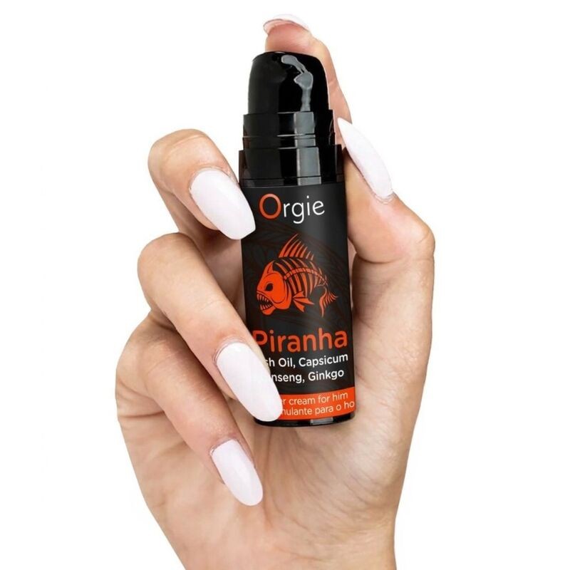 ORGIE PIRANHA CREMA POTENCIADORA PARA HOMBRE 15 ML