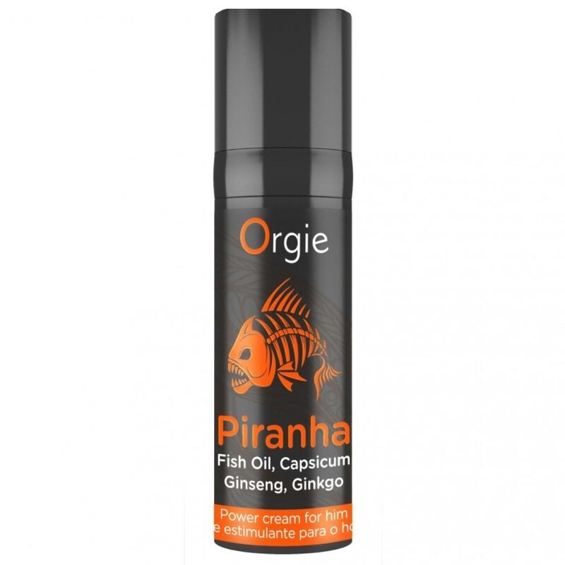 ORGIE PIRANHA CREMA POTENCIADORA PARA HOMBRE 15 ML