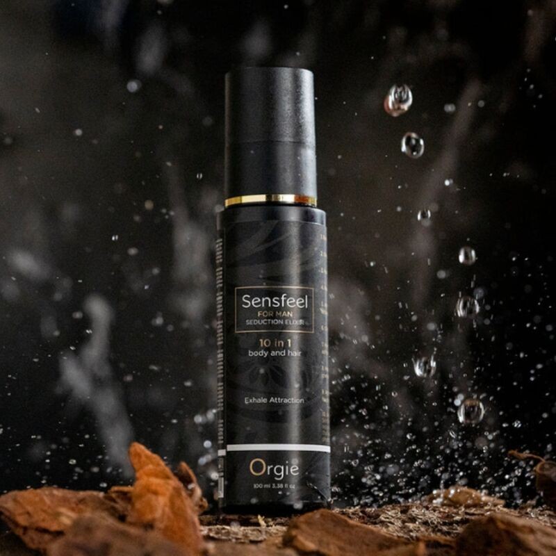 ORGIE SENSFEEL ELIXIR DE SEDUCCIoN PARA HOMBRE 10 EN 1 CUERPO Y CABELLO 100 ML