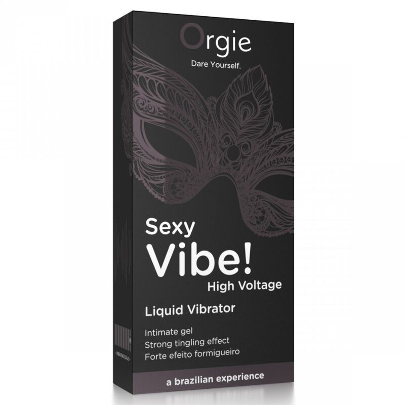 ORGIE SEXY VIBE HIGH VOLTAGE GEL iNTIMO EFECTO VIBRANTE EXTRA FUERTE 15 ML