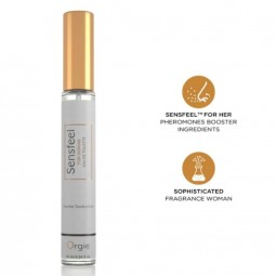 ORGIE SENSFEEL EAU DE TOILETTE CON POTENCIADOR DE FEROMONAS TAMANO VIAJE PARA MUJER 10 ML