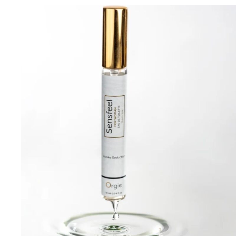 ORGIE SENSFEEL EAU DE TOILETTE CON POTENCIADOR DE FEROMONAS TAMANO VIAJE PARA MUJER 10 ML