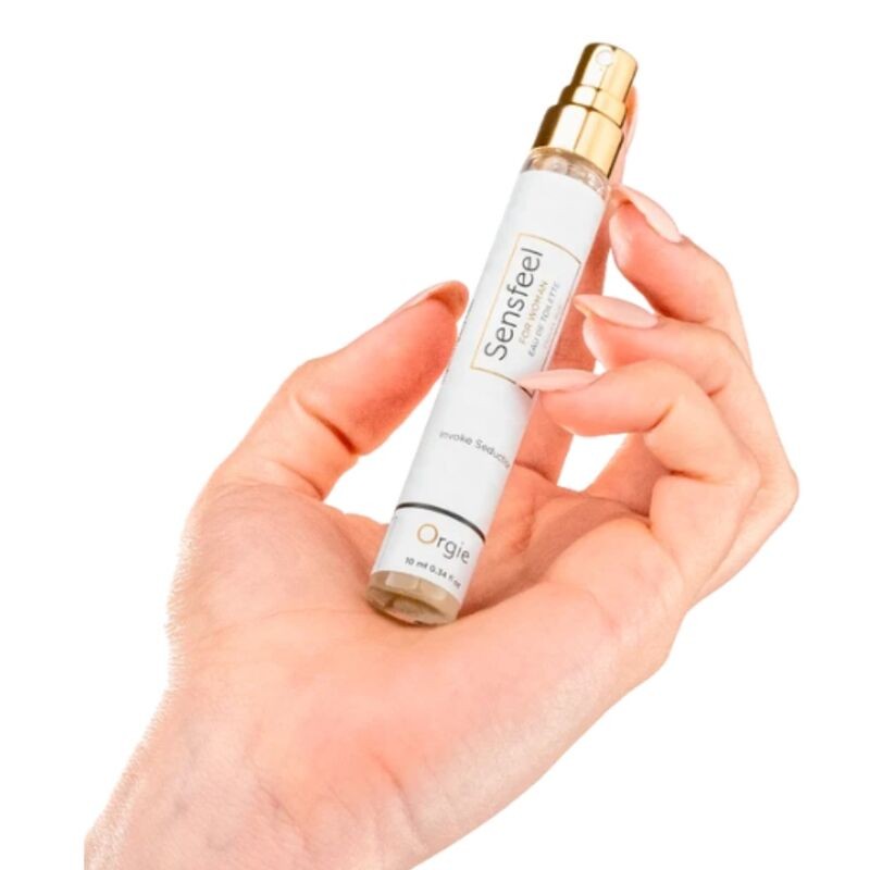 ORGIE SENSFEEL EAU DE TOILETTE CON POTENCIADOR DE FEROMONAS TAMANO VIAJE PARA MUJER 10 ML