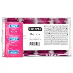PASANTE CONDOM GAMA REGULAR 144 UNIDADES BOLSA