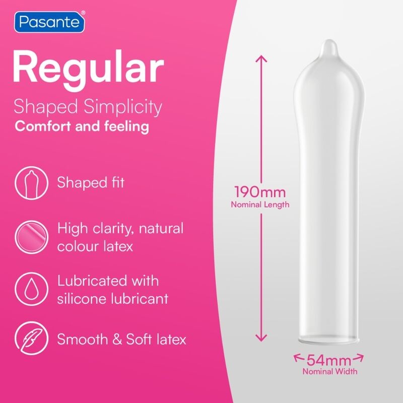 PASANTE CONDOM GAMA REGULAR 144 UNIDADES