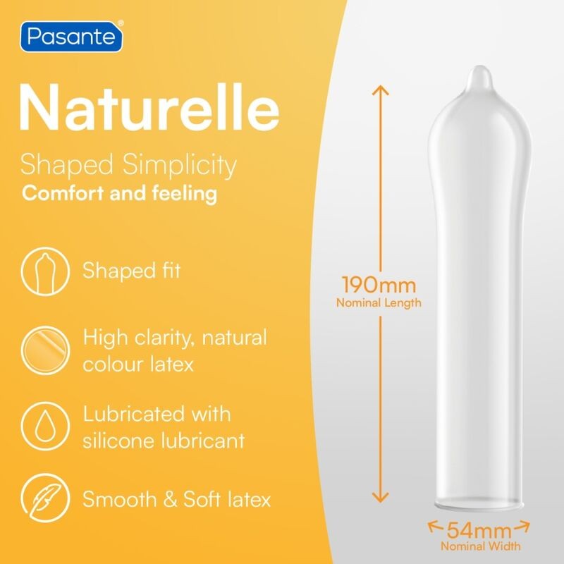 PASANTE PRESERVATIVOS GAMA NATURELLE 144 UNIDADES
