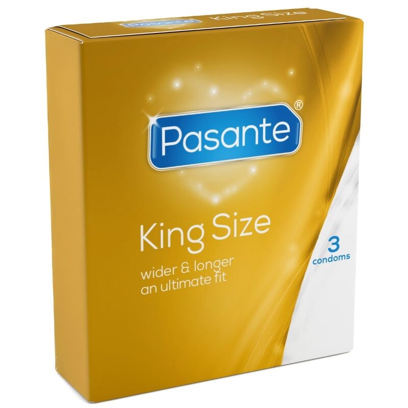 PASANTE PRESERVATIVOS KING MS LARGOS Y ANCHOS 3 UNIDADES