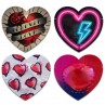 PASANTE PRESERVATIVO ROJO FORMA CORAZON BOLSA 144 UNIDADES