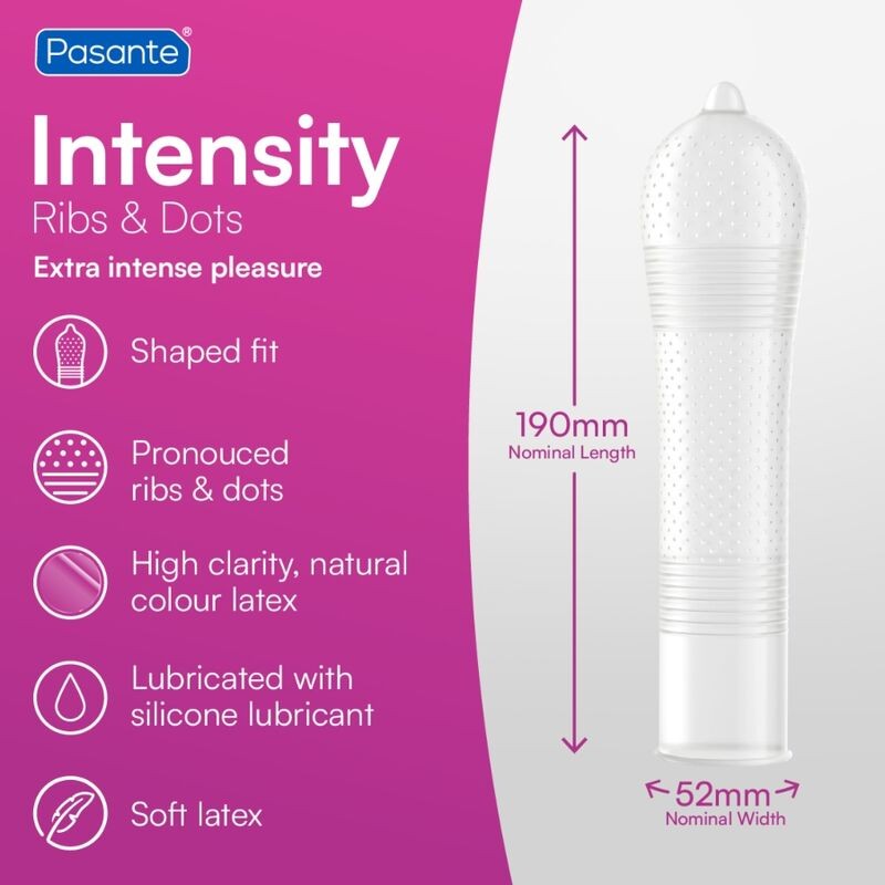 PASANTE PUNTOS Y ESTRiAS INTENSITY 3 UNIDADES