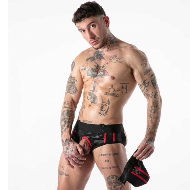 LOCKER GEAR FULL MILITARY ACCESS JOCK BRIEF ROJO S