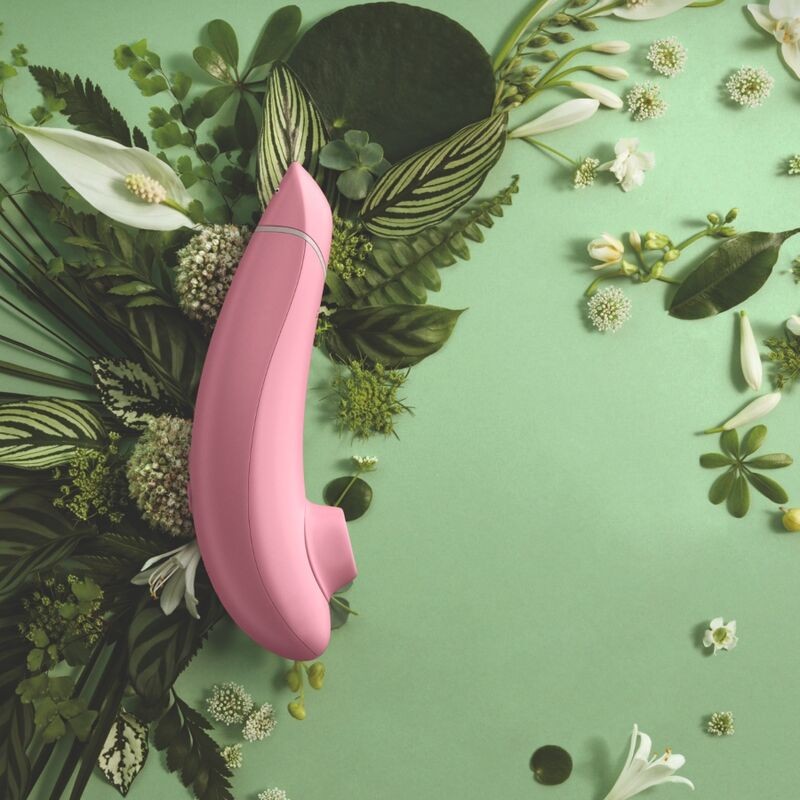 WOMANIZER PREMIUM ECO ESTIMULADOR DE CLiTORIS POR SUCCIoN 12 NIVELES ROSA