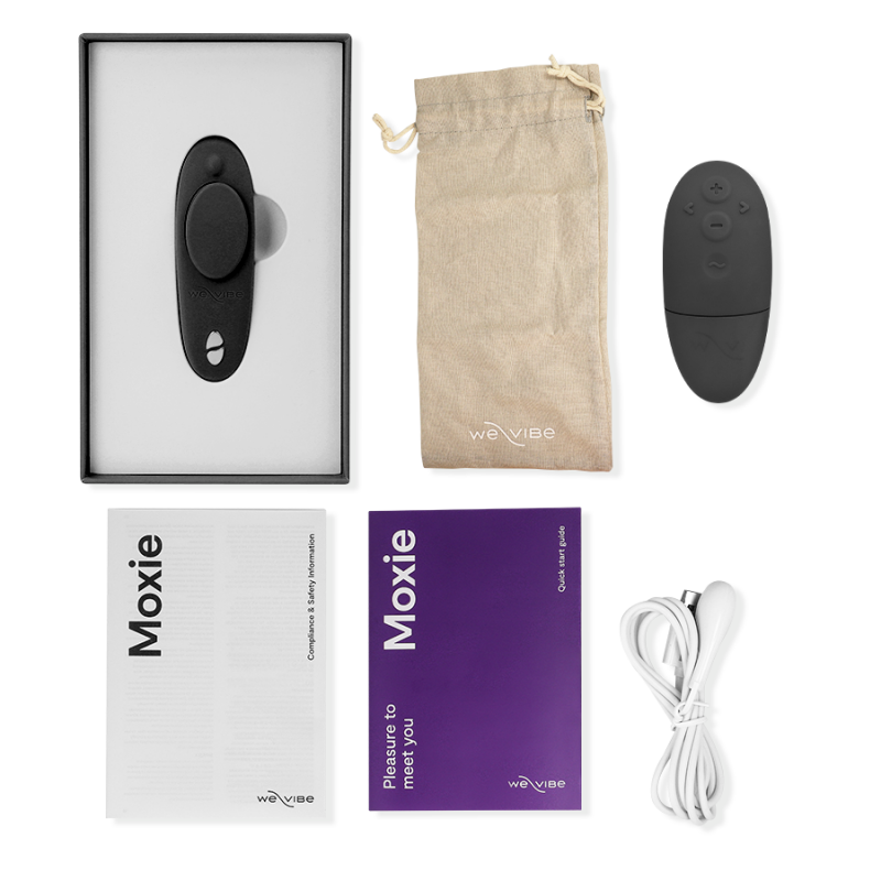 WE VIBE MOXIE VIBRADOR CLiTORIS NEGRO