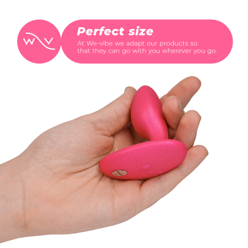 WE VIBE DITTO PLUG ANAL VIBRADOR ROSA