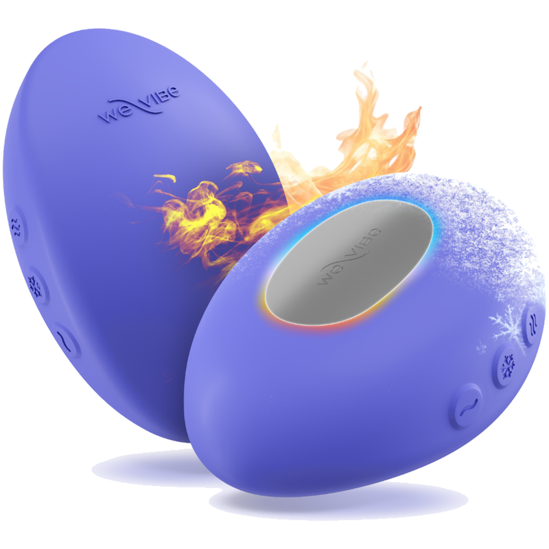 WE VIBE TEMP VIBRADOR CON FUNCIoN DE CALOR Y FRiO AZUL LAVANDA