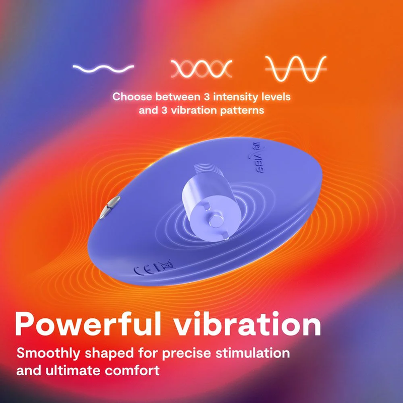 WE VIBE TEMP VIBRADOR CON FUNCIoN DE CALOR Y FRiO AZUL LAVANDA