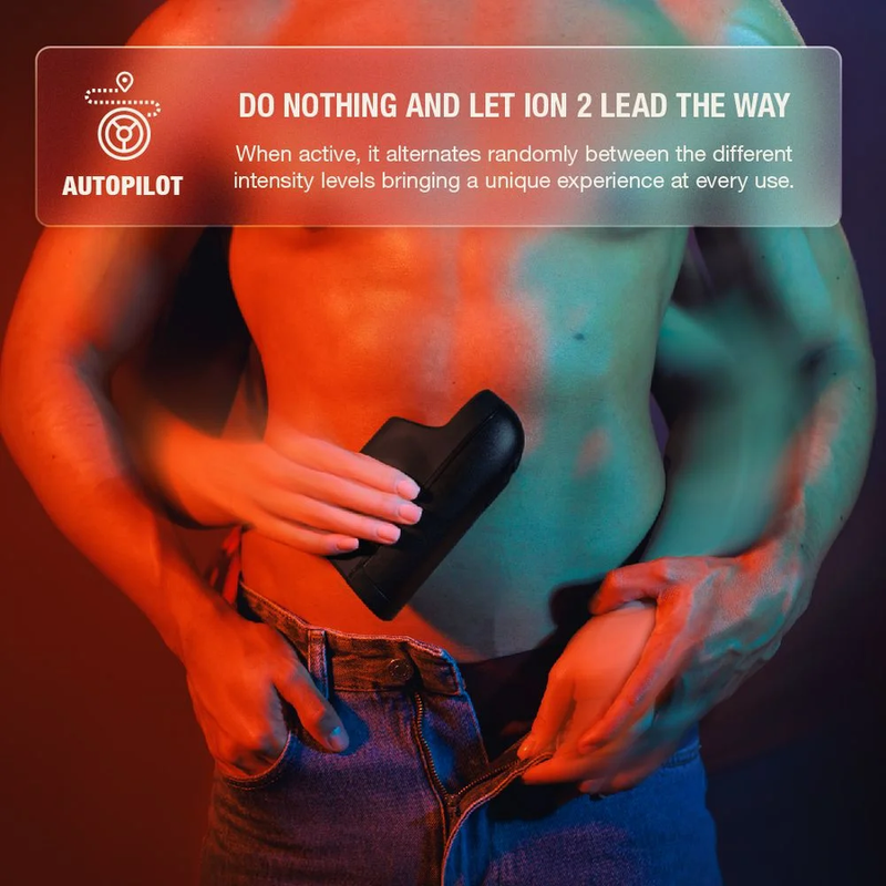 ARCWAVE ION 2 MASTURBADOR MASCULINO CON ESTIMULACIoN POR ONDAS DE AIRE NEGRO