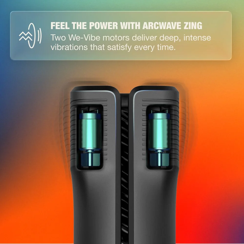 ARCWAVE ZING MASTURBADOR MASCULINO VIBRADOR CON DOBLE MOTOR NEGRO