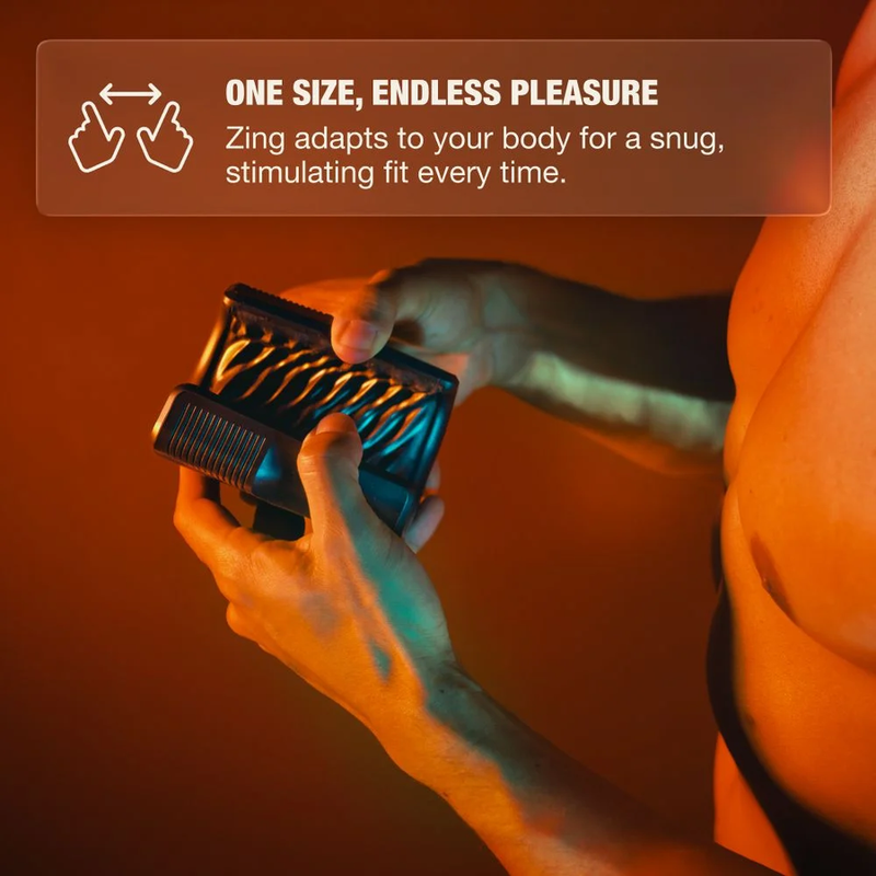 ARCWAVE ZING MASTURBADOR MASCULINO VIBRADOR CON DOBLE MOTOR NEGRO