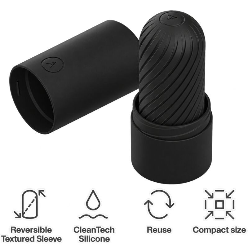 ARCWAVE GHOST MASTURBADOR REVERSIBLE DE SILICONA NEGRO