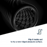 ARCWAVE GHOST MASTURBADOR REVERSIBLE DE SILICONA NEGRO