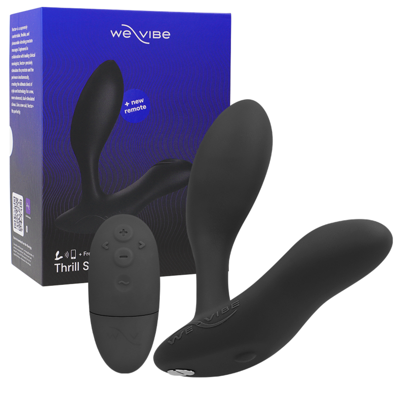 WE VIBE VECTOR MASAJEADOR DE PRoSTATA NEGRO CONTROL REMOTO