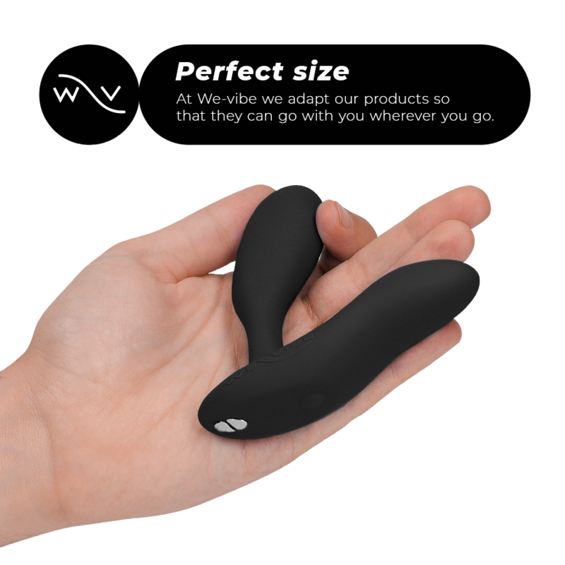 WE VIBE VECTOR MASAJEADOR DE PRoSTATA NEGRO CONTROL REMOTO