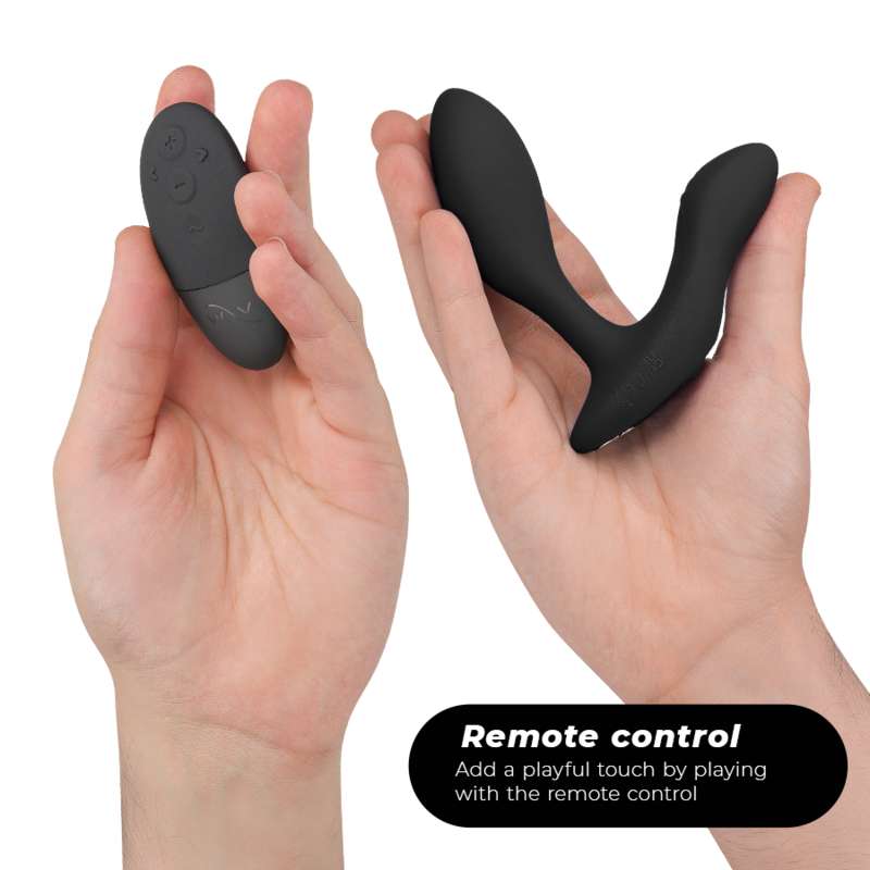 WE VIBE VECTOR MASAJEADOR DE PRoSTATA NEGRO CONTROL REMOTO