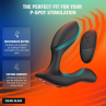 ARCWAVE PERK MASAJEADOR PROSTaTICO VIBRADOR CON DOBLE MOTOR Y CONTROL REMOTO NEGRO