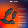 ARCWAVE PERK MASAJEADOR PROSTaTICO VIBRADOR CON DOBLE MOTOR Y CONTROL REMOTO NEGRO