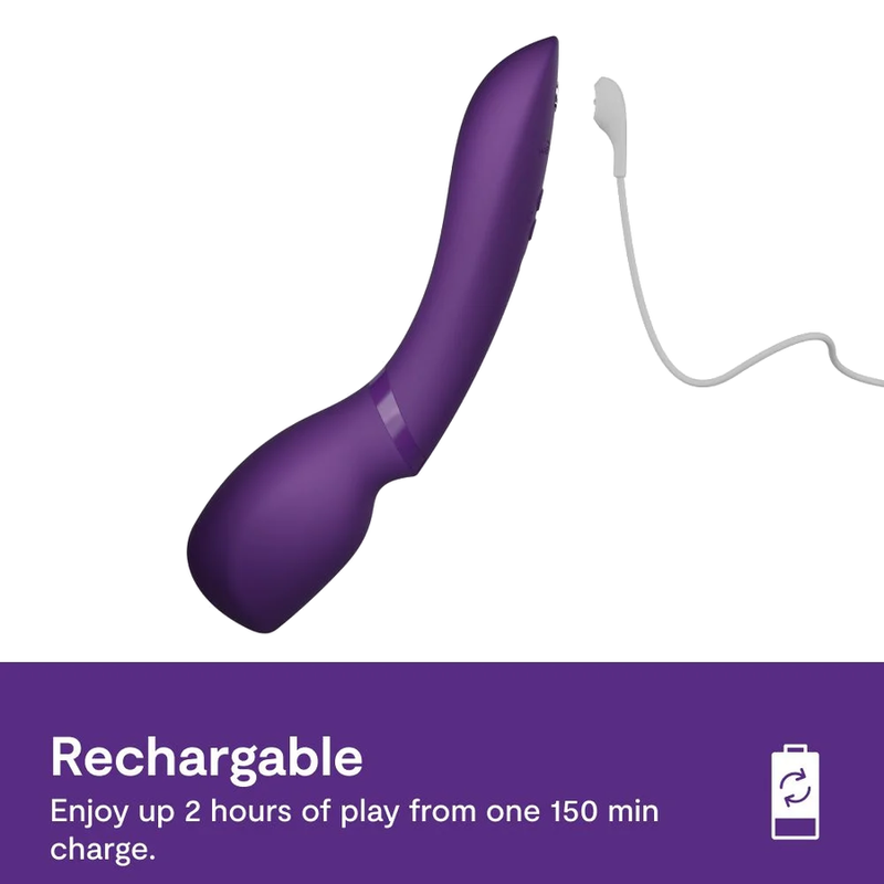 WE VIBE WAND 2 MASAJEADOR CORPORAL RECARGABLE PuRPURA