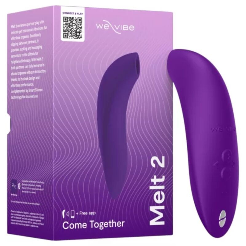 WE VIBE MELT 2 ESTIMULADOR CLITORIANO POR ONDAS DE AIRE PuRPURA