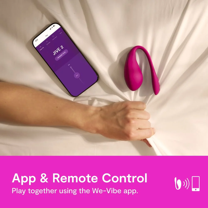 WE VIBE JIVE 2 VIBRADOR HUEVO PONIBLE ROSA ELeCTRICO