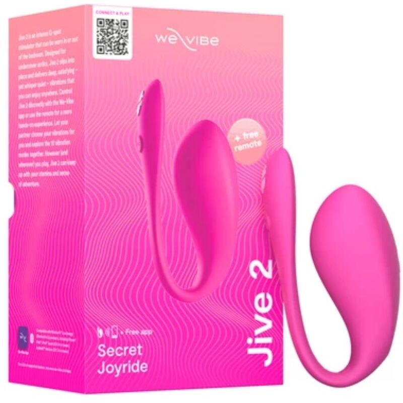 WE VIBE JIVE 2 VIBRADOR HUEVO PONIBLE ROSA ELeCTRICO