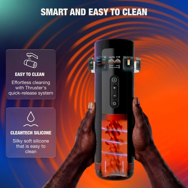 ARCWAVE THRUSTER MASTURBADOR MASCULINO AUTOMaTICO CON VAIVeN ROTACIoN Y CONTROL