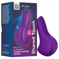 WE VIBE SHARED TOUCH VIBRADOR PARA PAREJAS DE DOBLE CARA PuRPURA