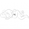 WE VIBE SHARED TOUCH VIBRADOR PARA PAREJAS DE DOBLE CARA NEGRO