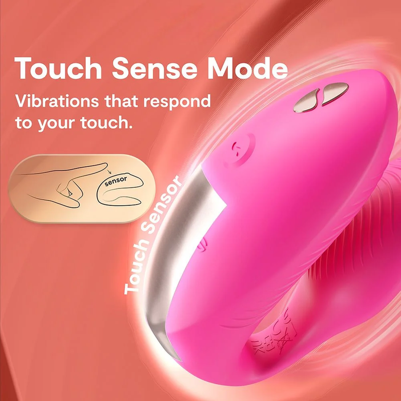 WE VIBE CHORUS PRO VIBRADOR PREMIUM PARA PAREJAS ROSA ELeCTRICO