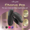WE VIBE CHORUS PRO VIBRADOR PREMIUM PARA PAREJAS NEGRO SATINADO